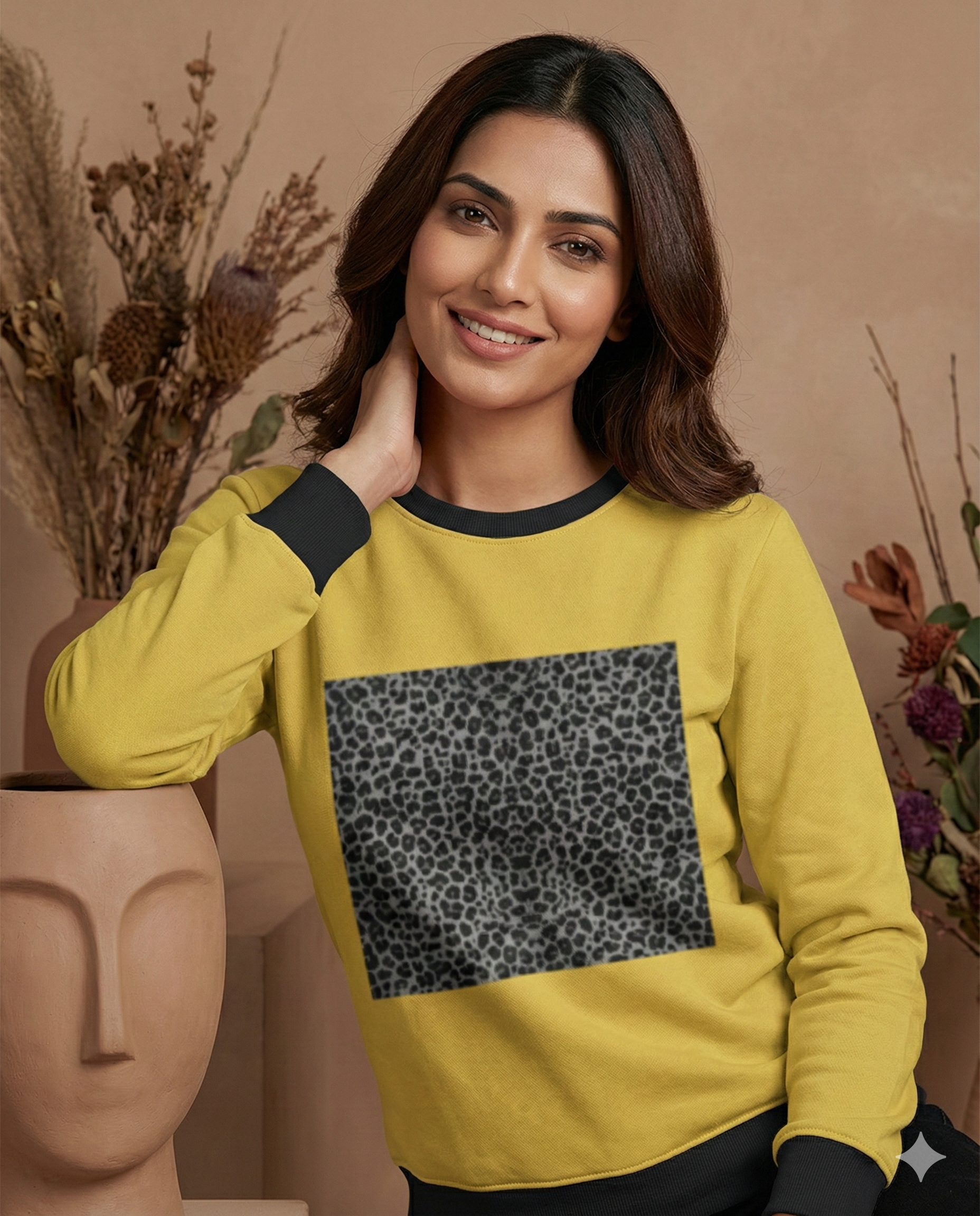 Midnight Panther — Yellow USOS Sweatshirt