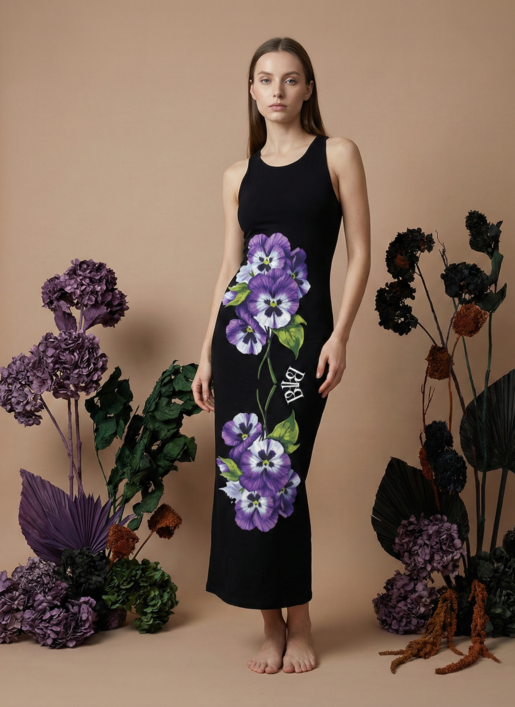 Flower Power - Purple Pansy